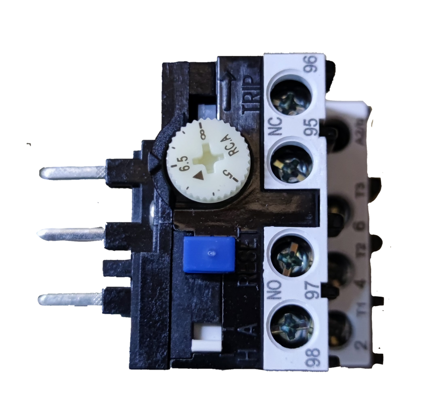 Shihlin SP15 Magnetic Contactor auxiliary thermal overload relay with adjustment dial and screw terminals