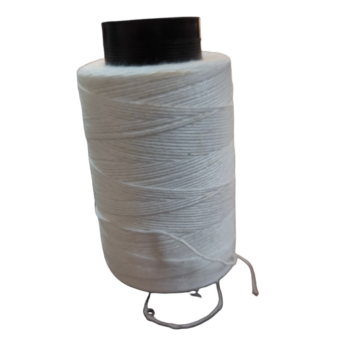Spool of white Shoe Thread Cotton Thread 0.35mm for durable fabric and material use