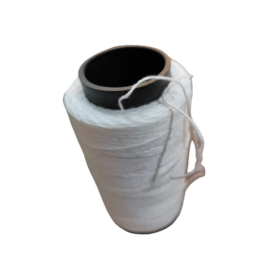 White spool of Local brand Shoe Thread Cotton Thread 0.35mm for sewing and repairs
