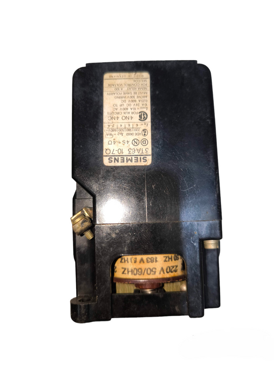 Siemens Magnetic Contactor 4NO 4NC 10A 220V black electrical power switch component
