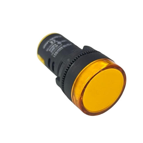 Denko panel mount pilot indicator light for industrial machines Pilot light 220v YELLOW 22mm