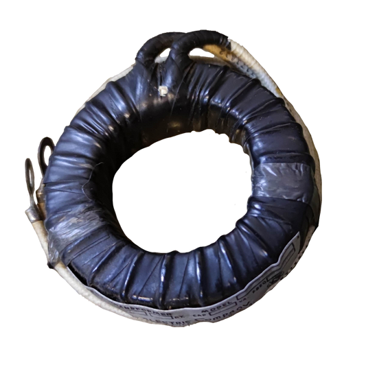 Simpson Single Core Current Transformer with black insulated circular coil for door chimes and bells