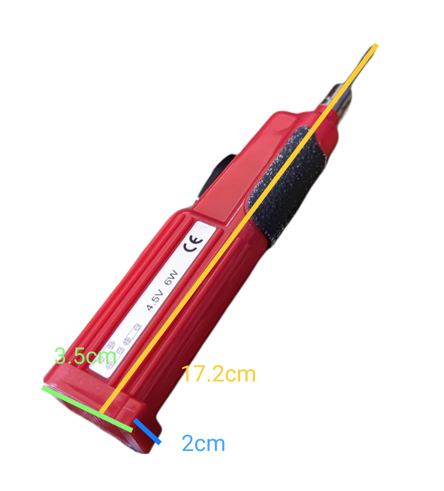 Newstar red Soldering Iron 6W 4.5V with ergonomic grip and precise tip for electronics work