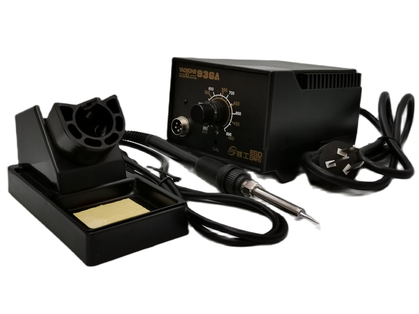 YAOGONG Soldering Station 936A 220V 50W with adjustable temperature control and soldering iron holder