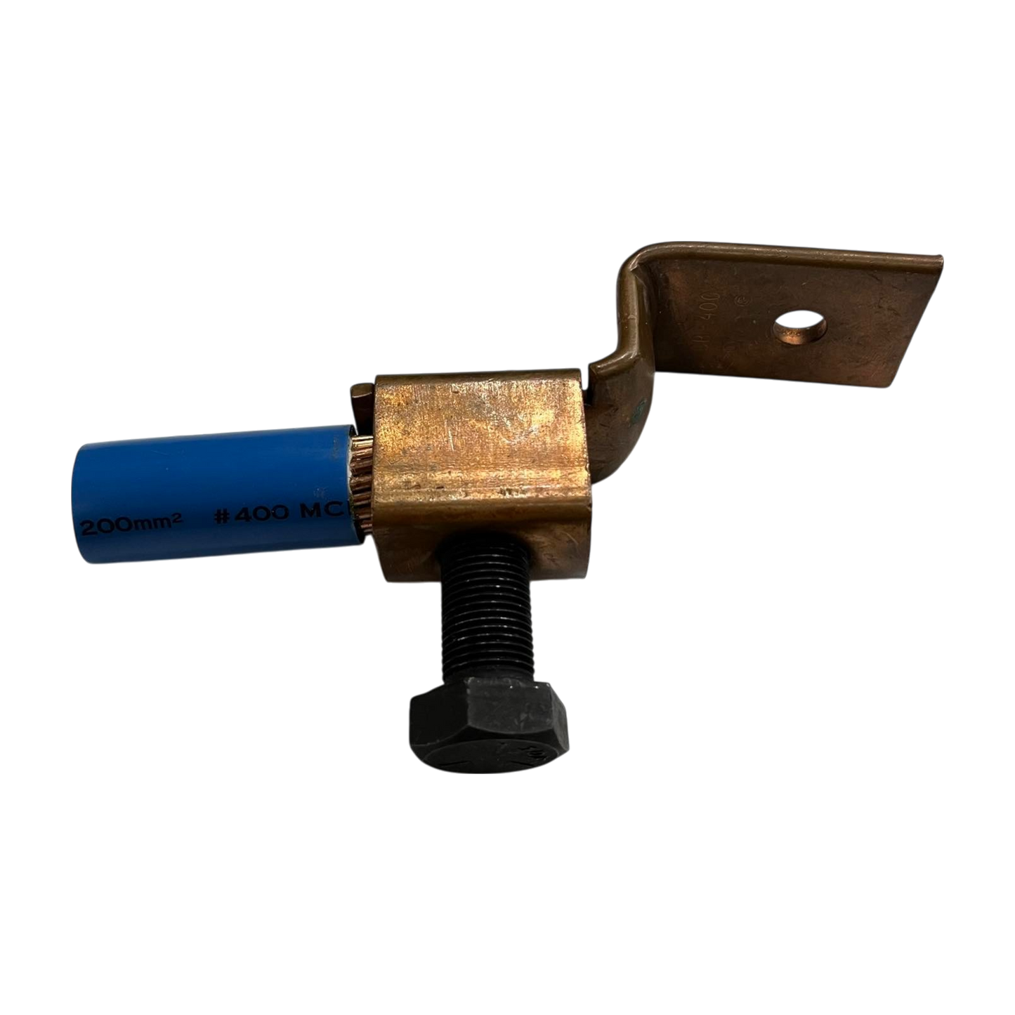 Local electrical circuitry part Solderless Terminal Lugs 200mm - 250mm with blue insulated wire and brass connector