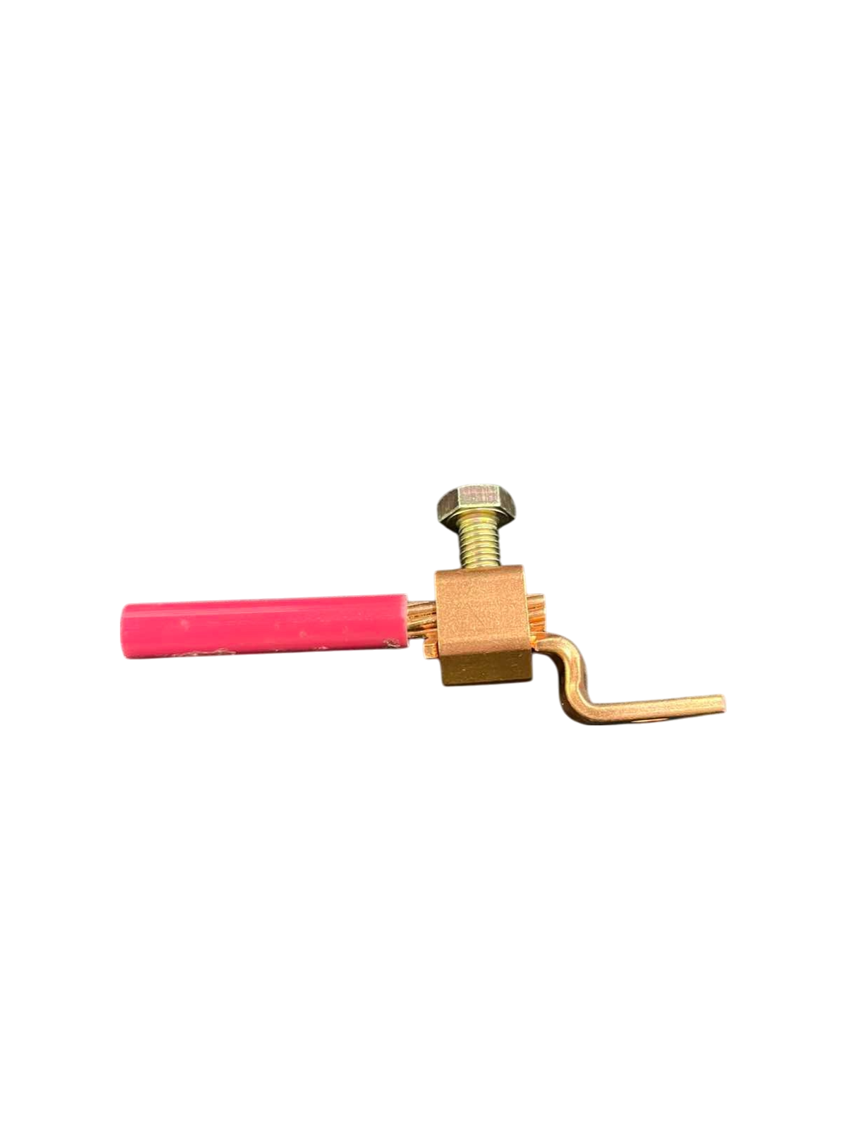 Local brand electrical circuit part featuring Solderless Terminal Lugs 50mm with red insulated wire