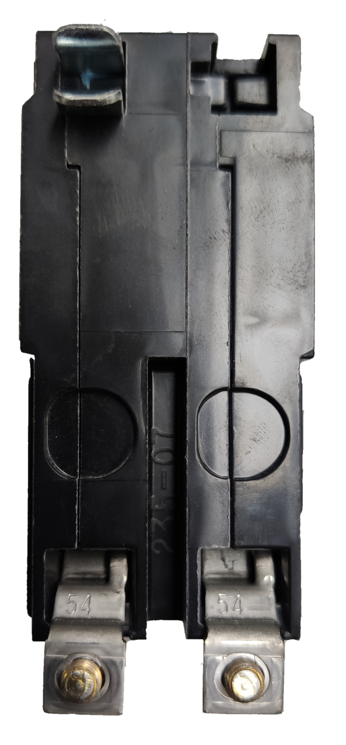 Square D Circuit Breaker 40A 2 Pole QOB electrical component with metal terminals