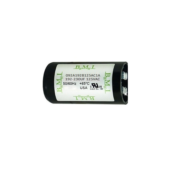 BMI Starting Capacitor 192-230uF 125V for electrical applications and motor starting needs