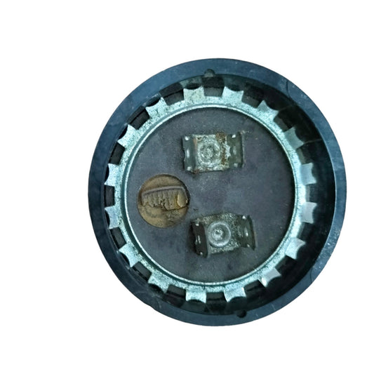 BMI Starting Capacitor 534-641 UF 125V electrical component with metal terminals and circular housing