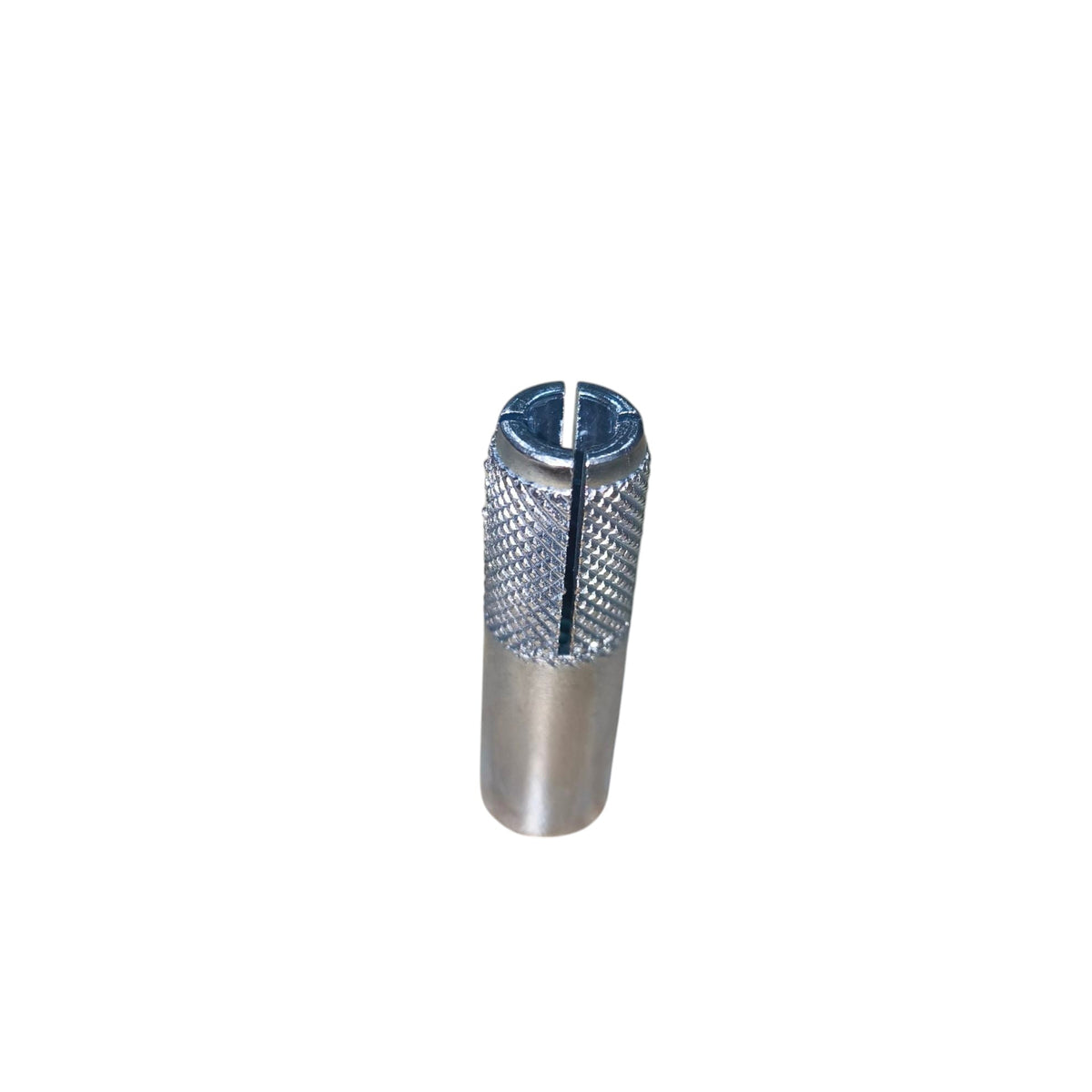 25mm concrete anchor bolt zinc plated anchor grip sleeve with knurled top for secure concrete fastening