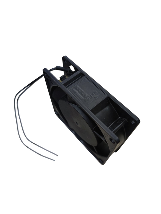 Black 3x3 inch exhaust fan 220V with wired connection for ventilation and cooling