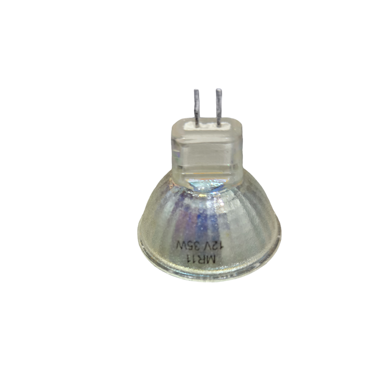 Sunlite 35W 12V MR11 Halogen Bulb with clear glass and two-pin connector