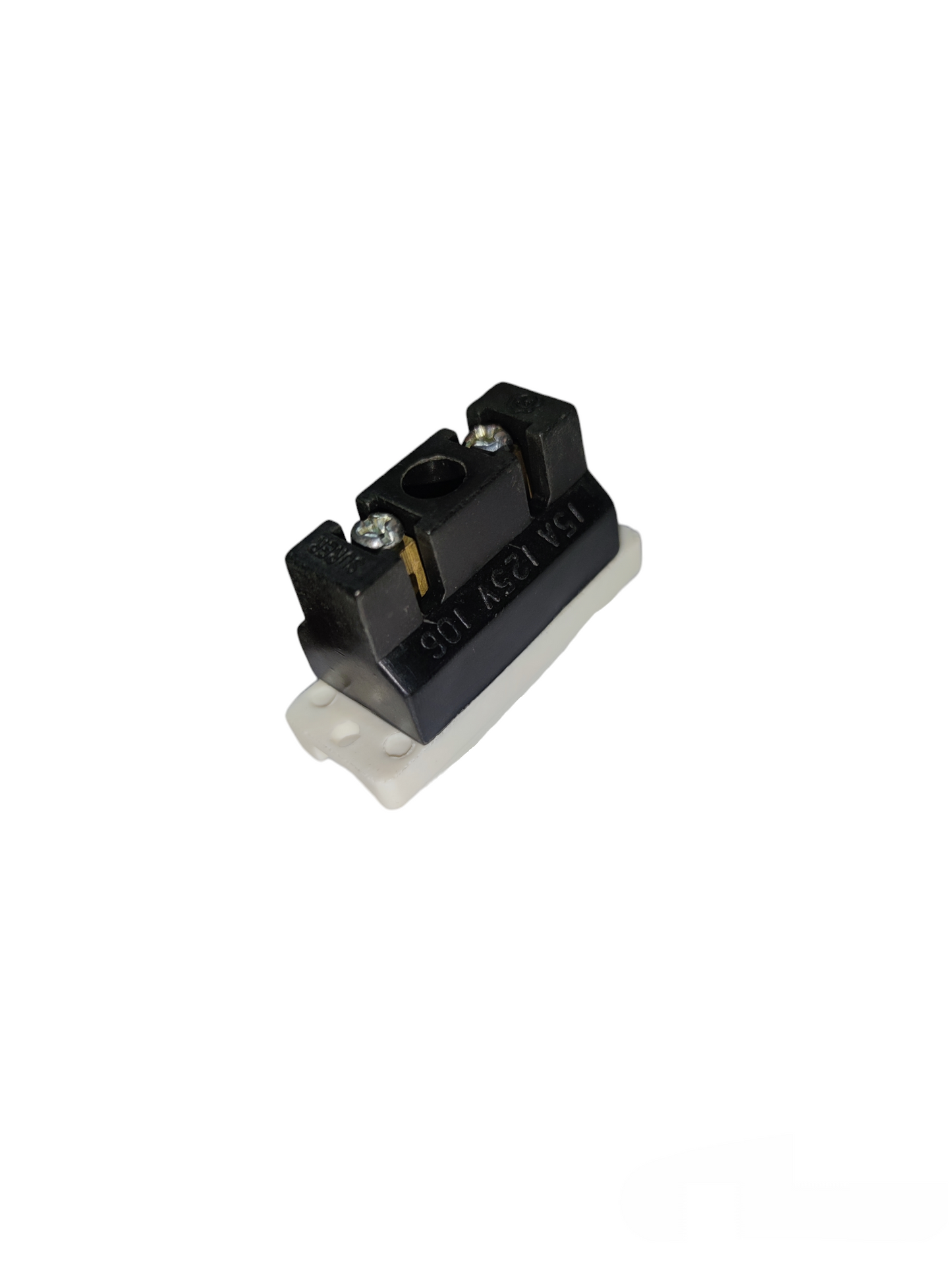 Surer Flat Pin Outlet Device 15A 125V power point switch plug component in black and white
