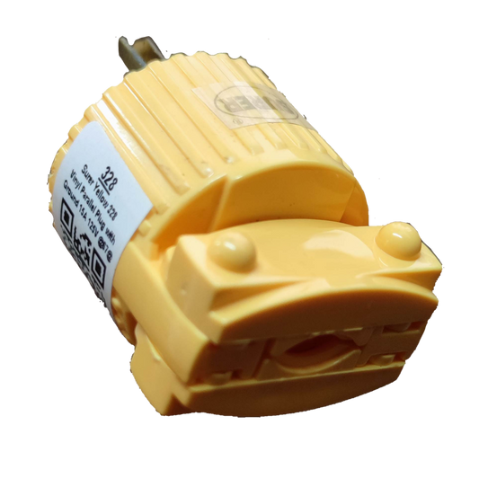 Surer Flat Pin with Ground Plug 15A 125V yellow power plug for electrical connections