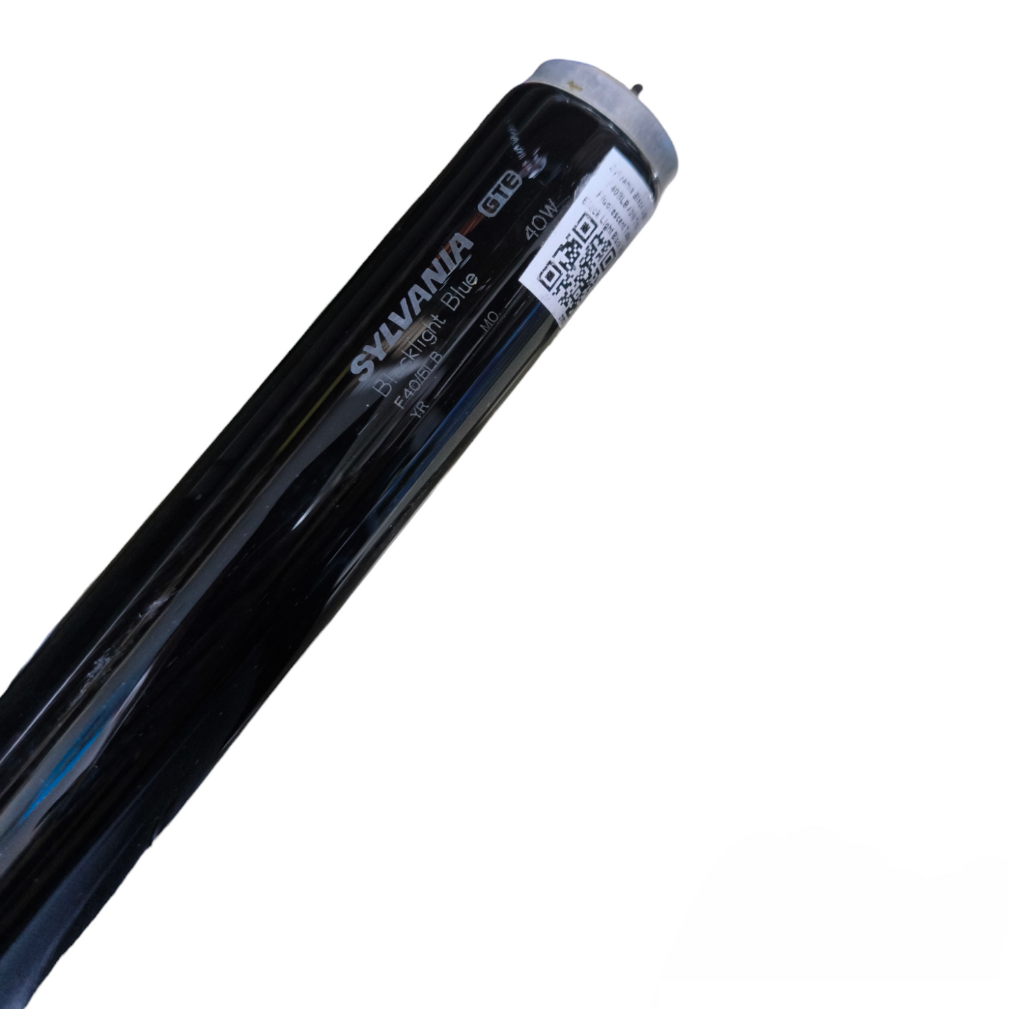 Sylvania Fluorescent Tube Black Light Black with black exterior for specialized lighting applications