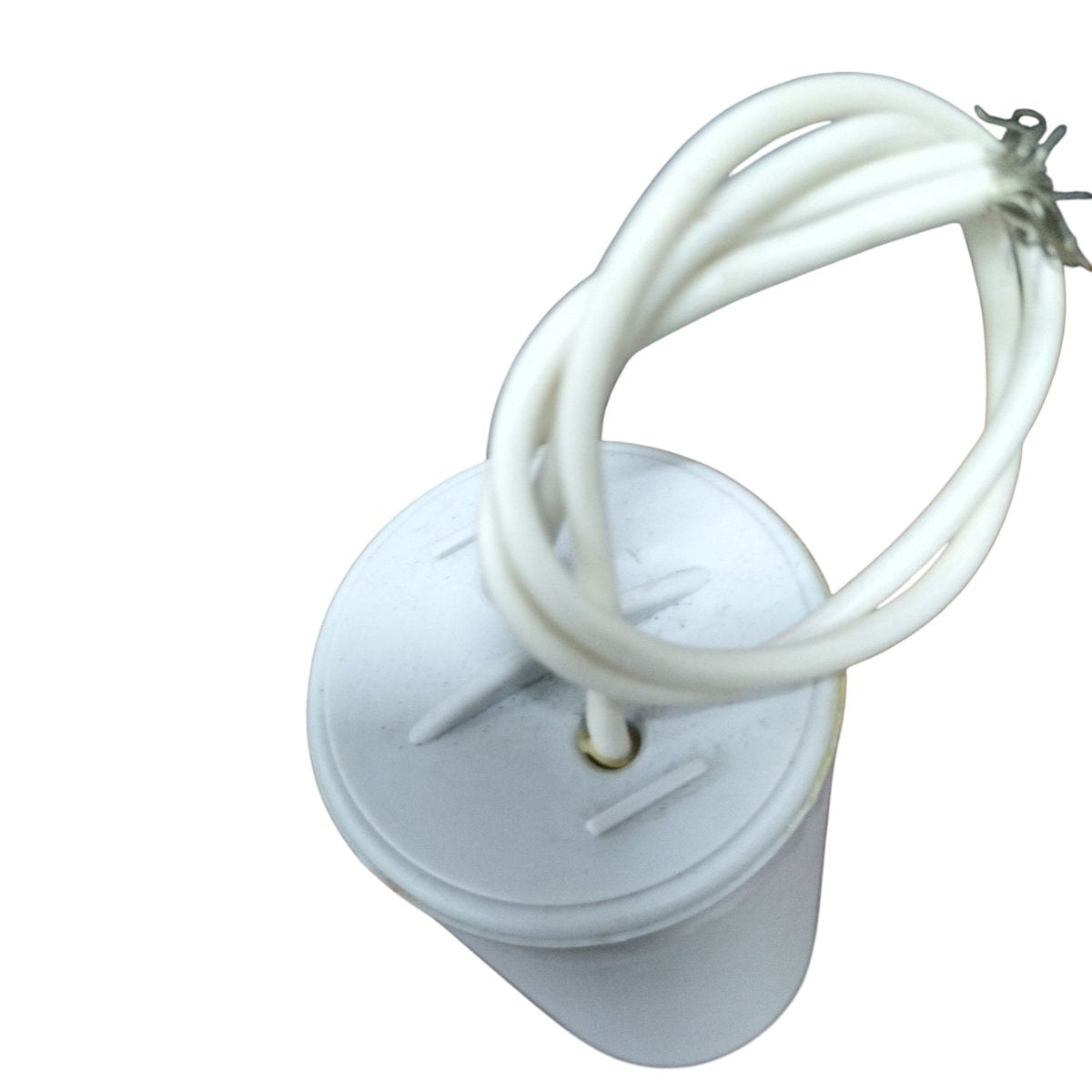 Syscap Running Capacitor 25MFD 350 VAC with Attached Wires for Electrical Applications