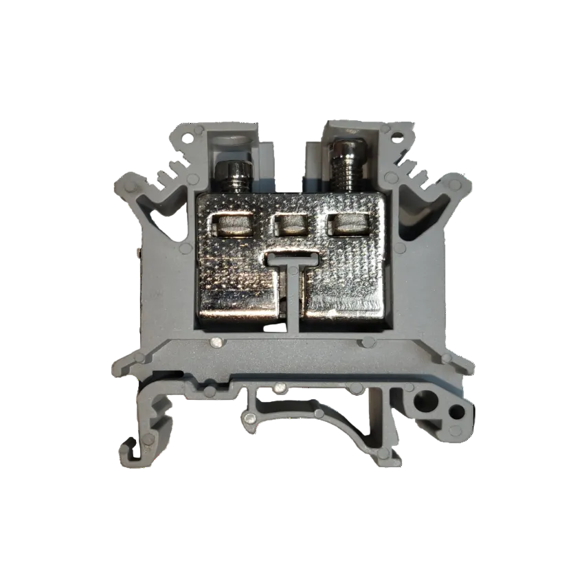 Grippes Electrical Terminal Block DIN Rail Type 16mm with metal connectors for secure wiring