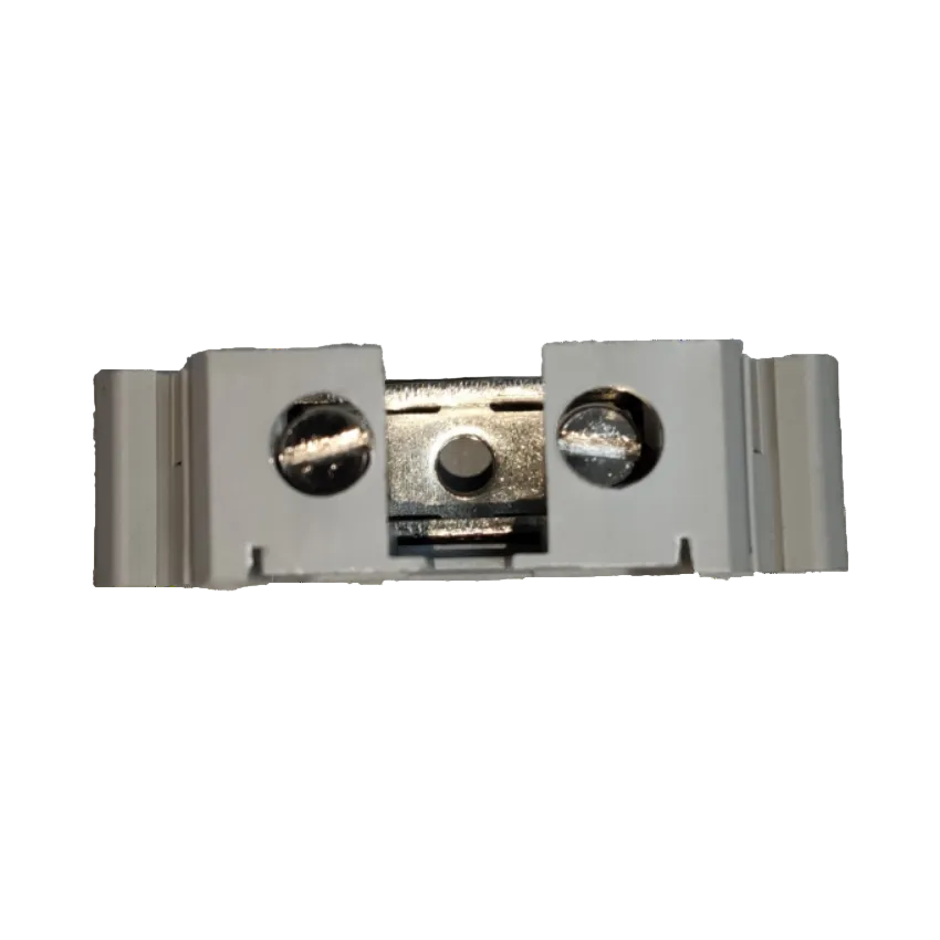 Grippes Terminal Block DIN Rail Type 16mm electrical circuitry component with metal screws