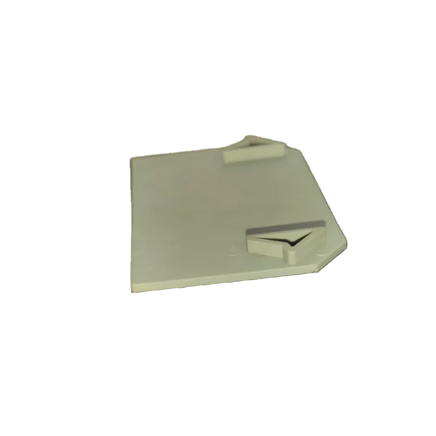 Grippes Terminal Block End Cover 35mm electrical component for circuitry protection in beige