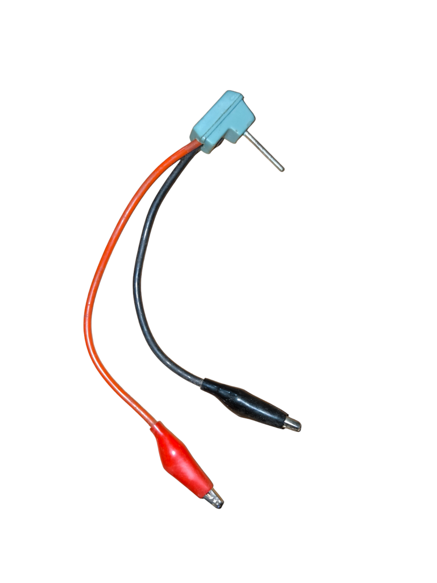 Test Prod Clip Type with Pin Type wire adapter with red and black leads for electrical testing