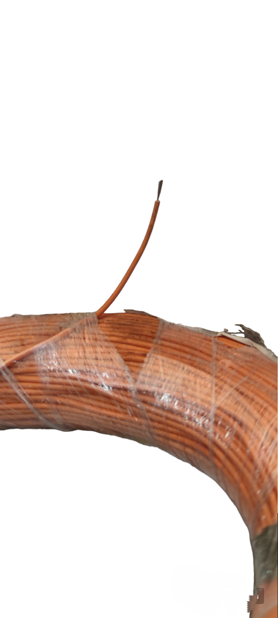TF Wire 0.30mm 1 Roll of brown electrical wire neatly coiled and wrapped for wiring use