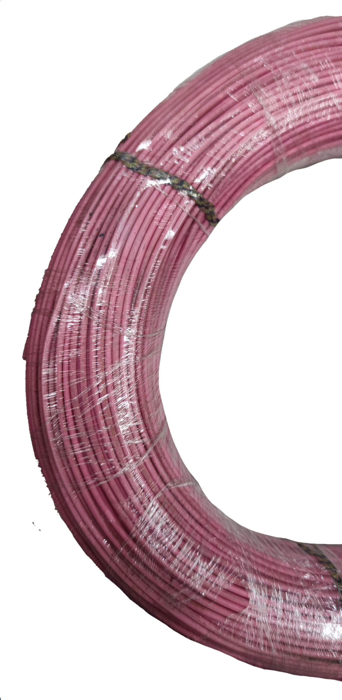 Coiled ACME & MARTON TF Wire 18 0.75mm Stranded in pink insulation for electrical wiring