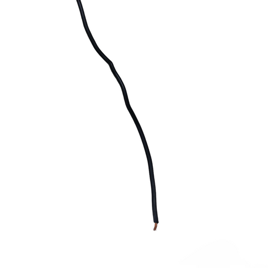 Philflex TF Wire Stranded Black - 1 Meter for versatile electrical applications
