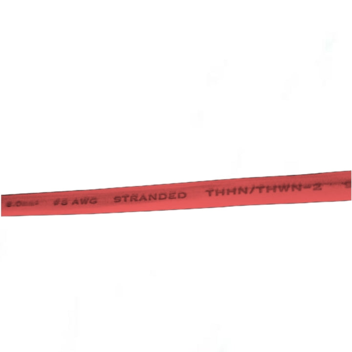 Phelps Dodge THHN AWG 8 Stranded Red wire for electrical wiring and connections
