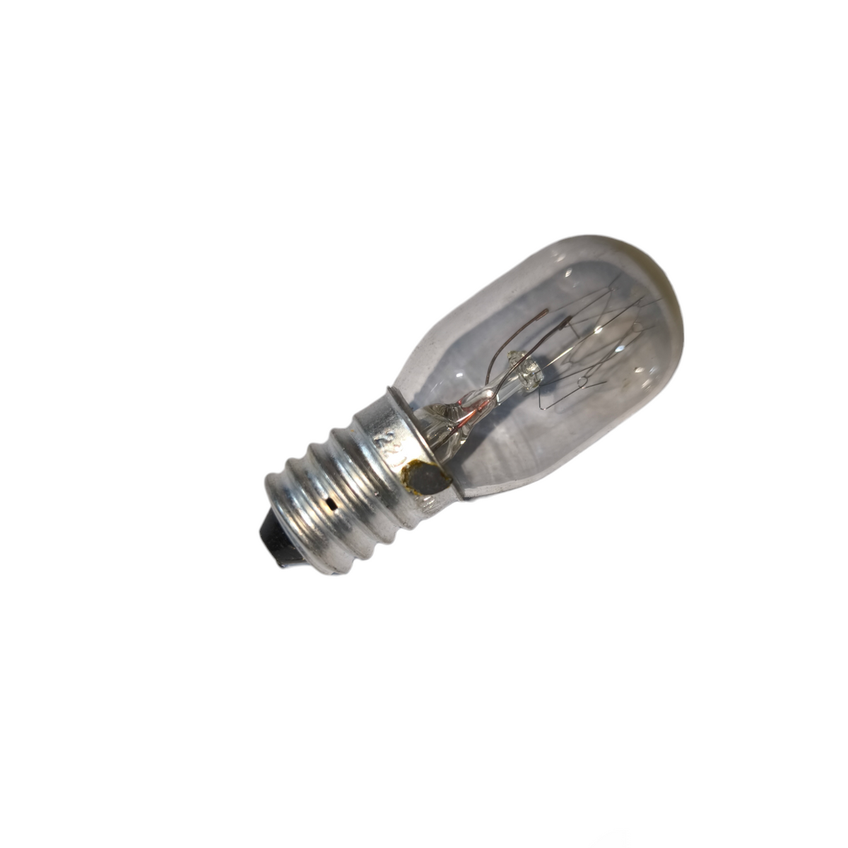 Clear incandescent 15W E14 machine bulb 220V with metal base from China