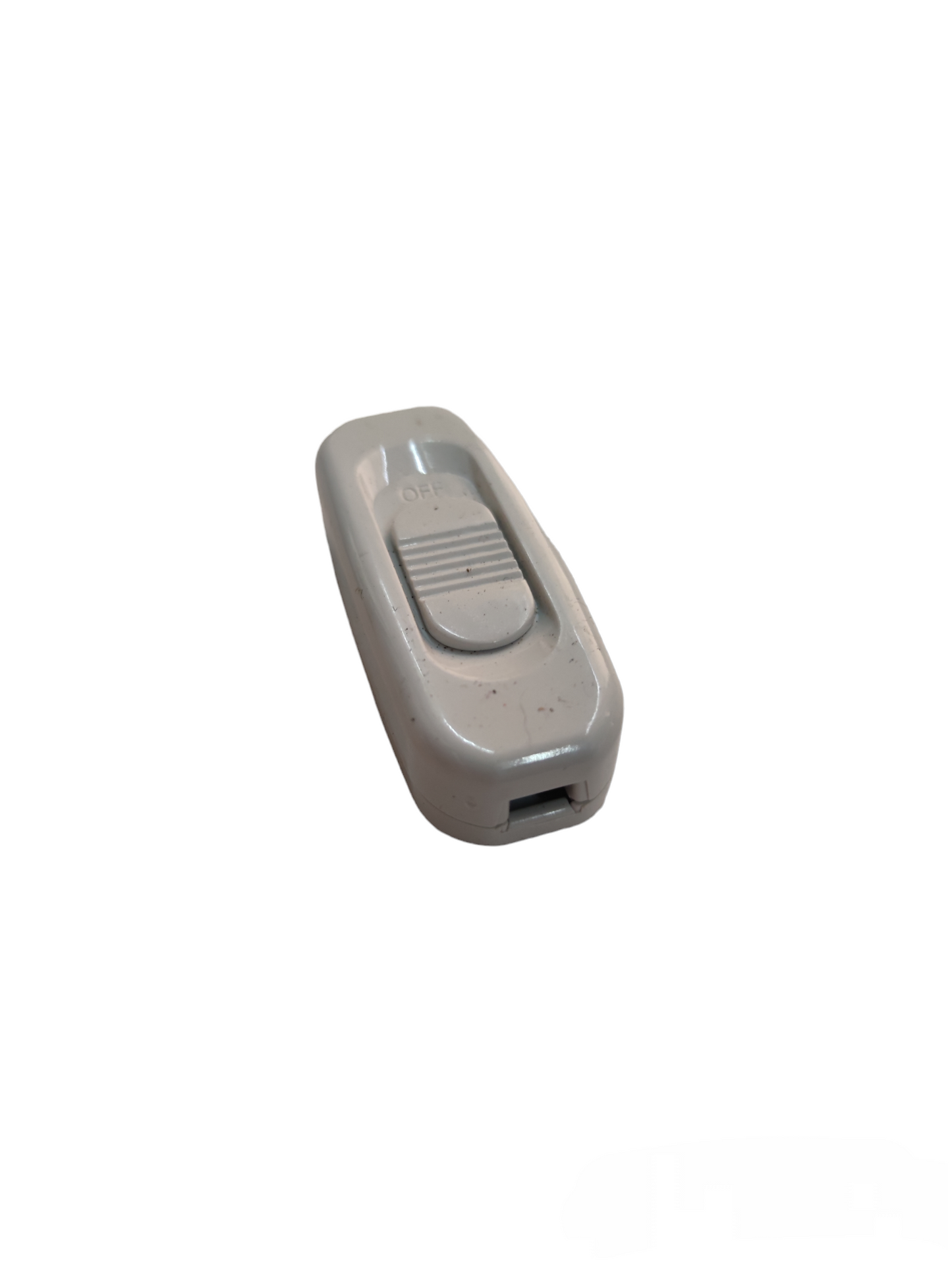 Omni Through Cord Switch 3A 250V white inline power switch for electrical cords
