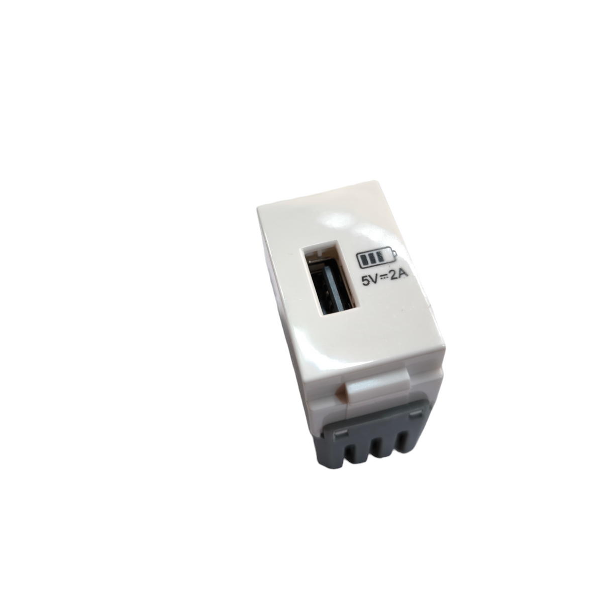 T&J USB Outlet Device 5V 2A white USB power point for charging electronic devices
