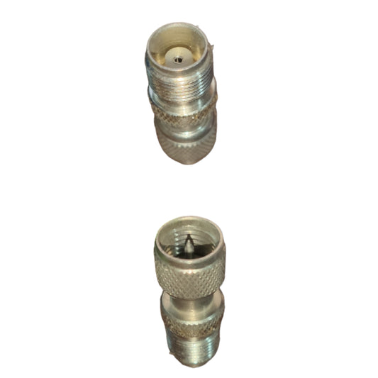 Electx Electrical Supply TNC Male to TNC Female Adaptor with metal threaded connectors for secure electrical connections