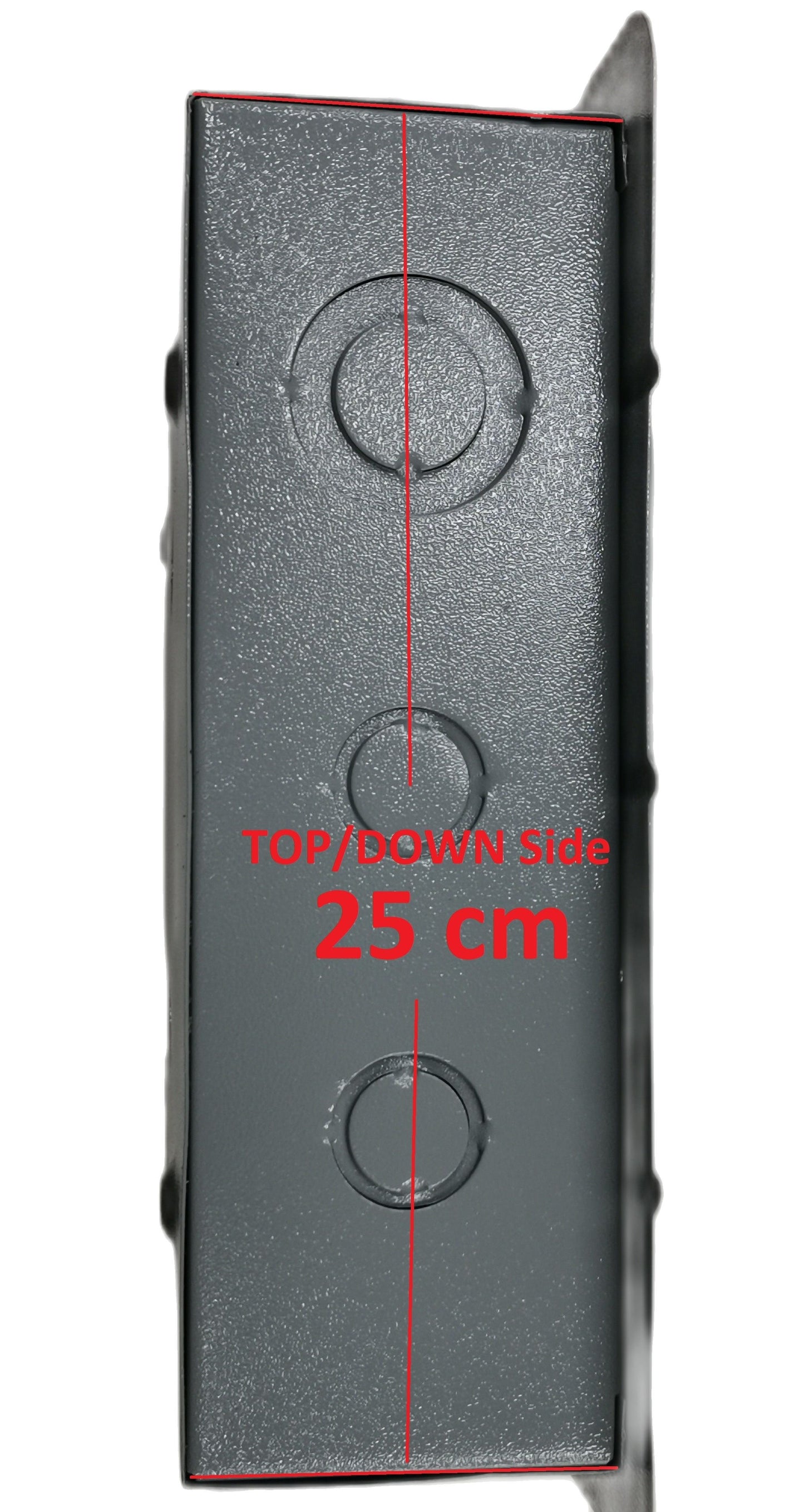 4x4 panel board TQL electrical circuitry part in gray metal with 25 cm length from America vendor