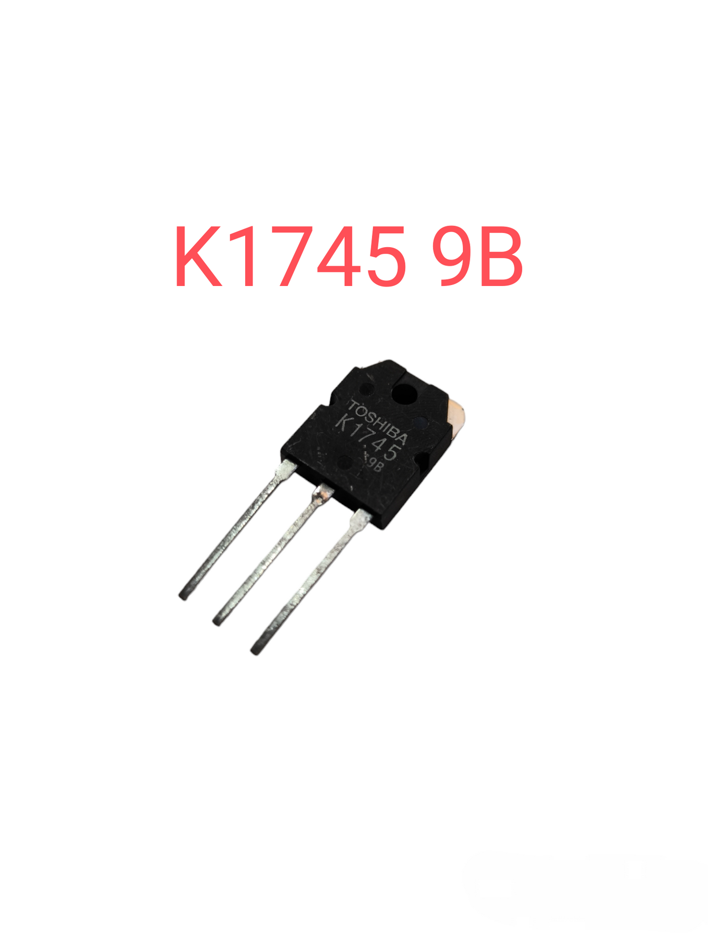 Transistor Different Kinds Toshiba K1745 9B black electrical component with three metal leads