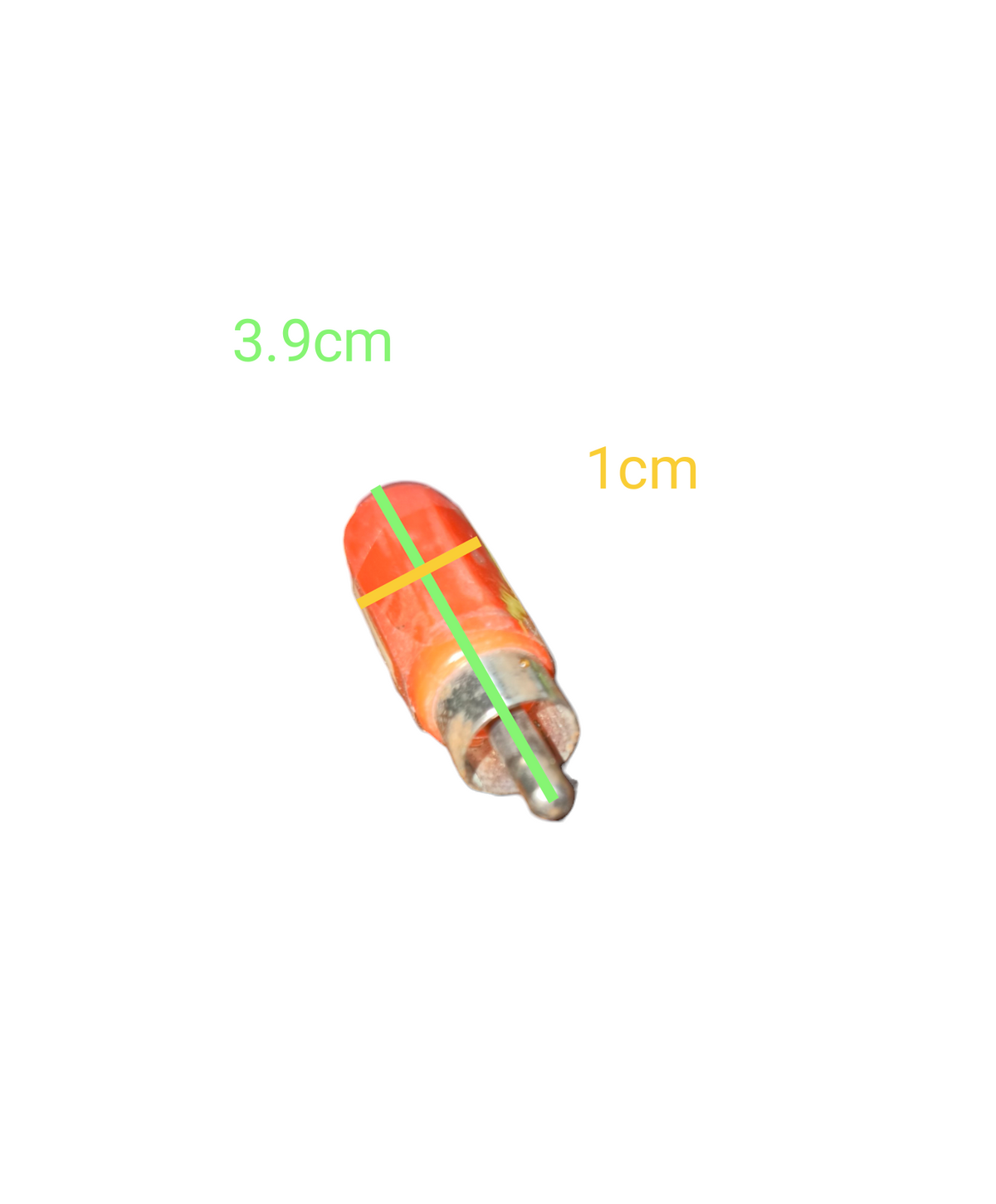 RCA Plug Plastic Red single red RCA audio connector with metal tip for AV cables and remote controls