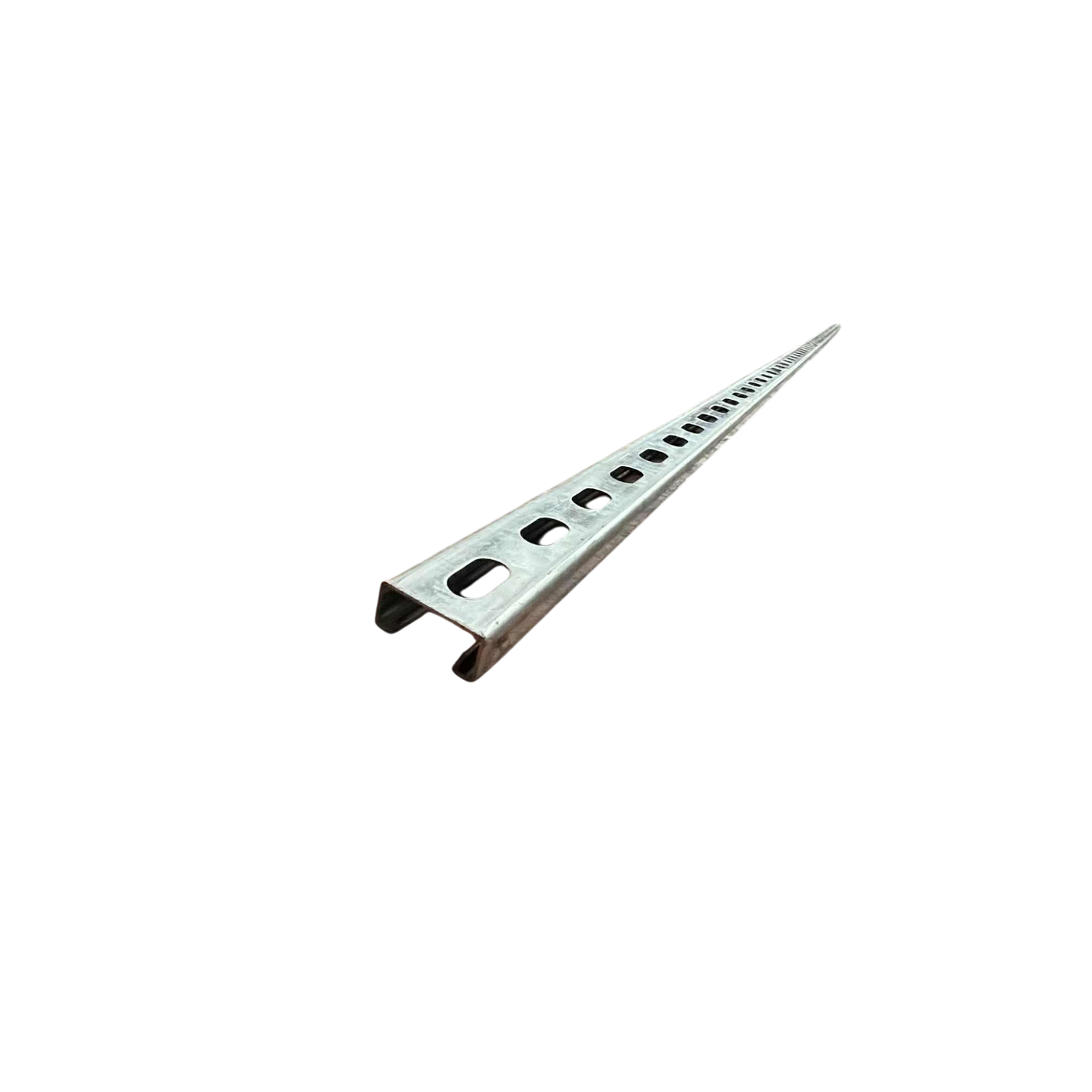 Unistrut Channel Half Sloted 41mm steel slotted cable management rail for mounting pipes and conduits
