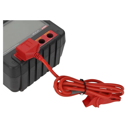 UNI-T UT513A insulation tester 500V to 5000V with red probe cable for electrical testing