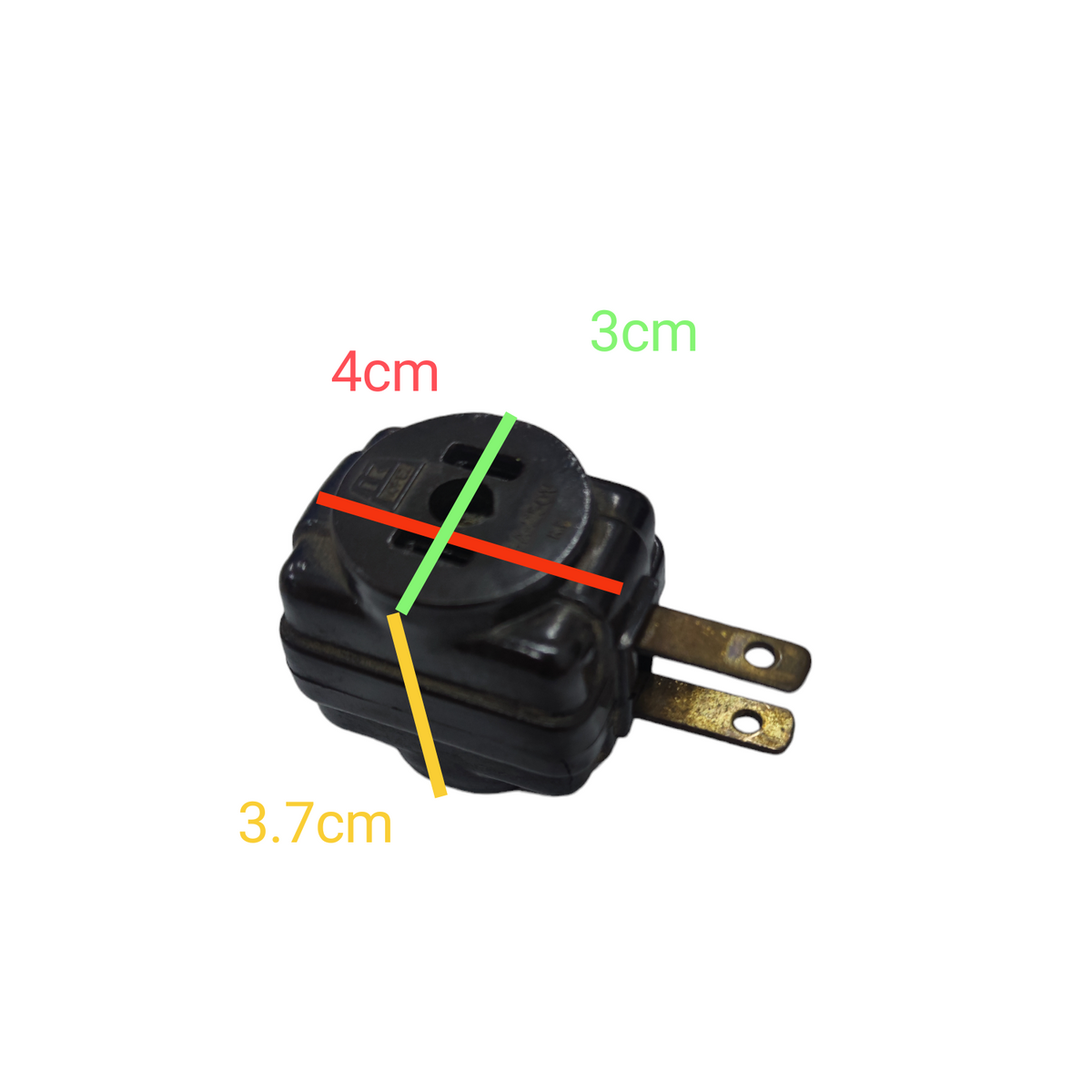 Kopez universal electrical socket adapter with compact design for versatile plug compatibility