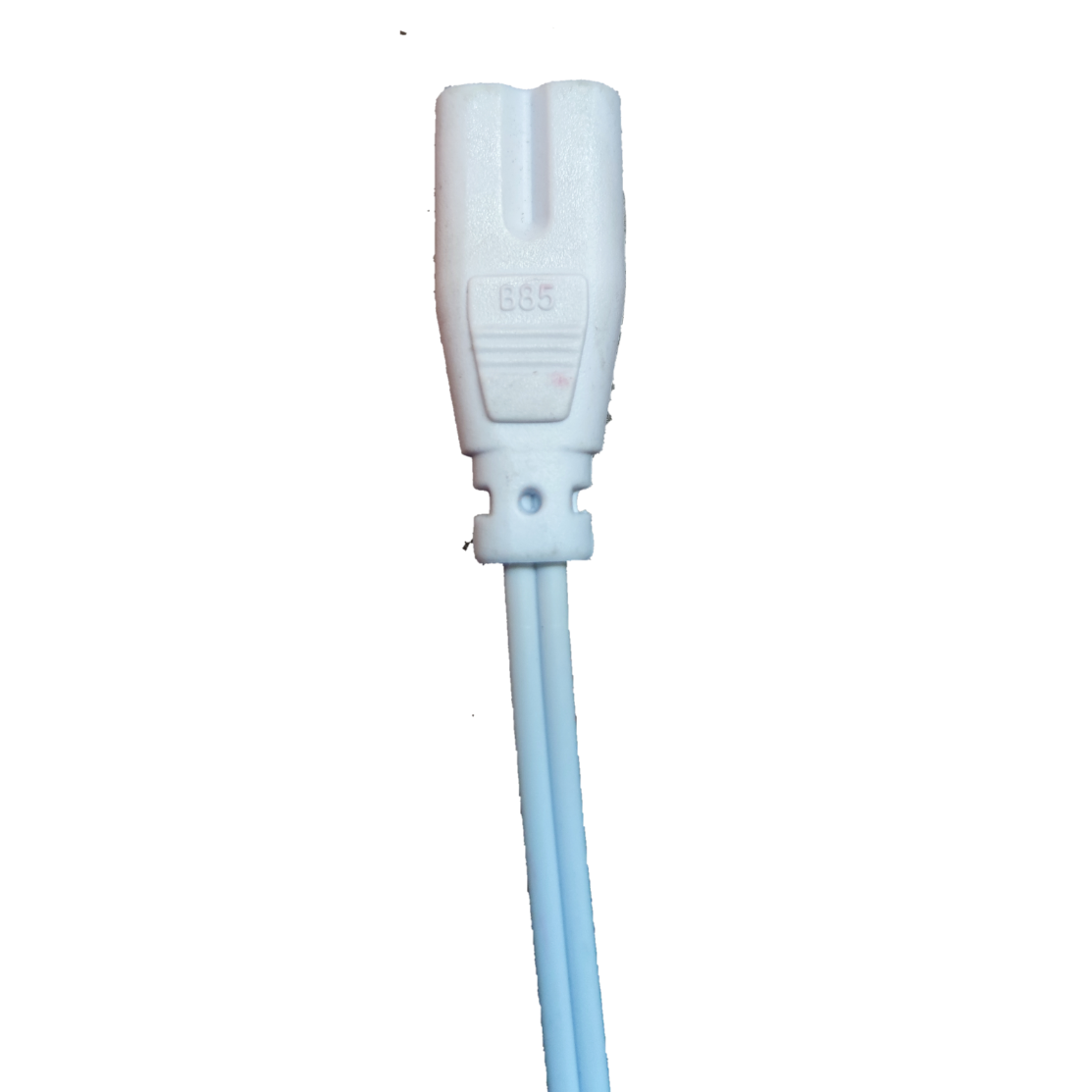White T-5 AC Connector 2 Pins cable plug for lighting fixtures and electrical circuitry replacement