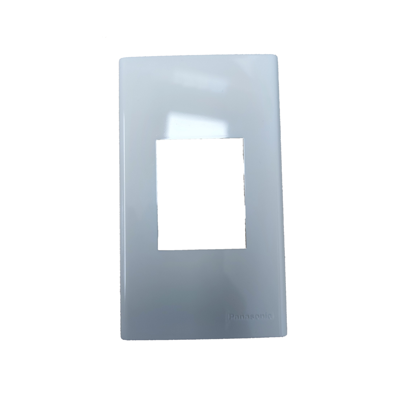 Panasonic WEG68029W-1 Gang Plate Cover white single gang glossy plate with rectangular opening