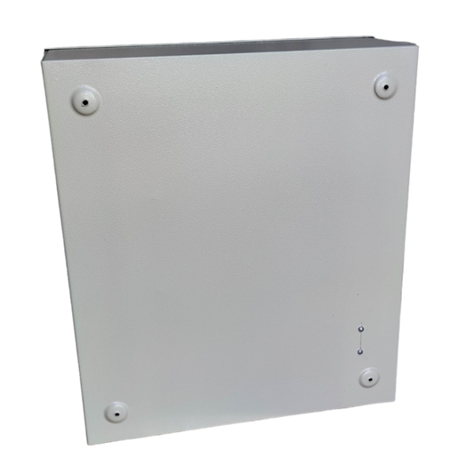 Shihlin 125A MTS 2 Pole Single Pole electrical circuit box with a plain white metal cover