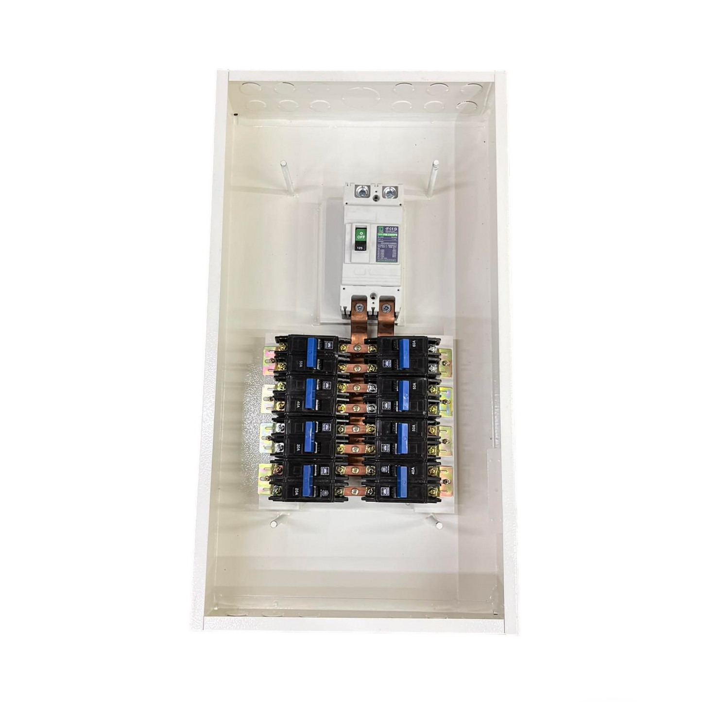 Koten & Taiyou 200A panel board with circuit breakers for electrical power distribution