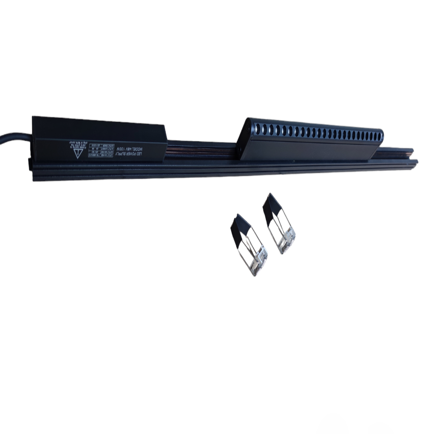 ILLUMIQ TERRA 24W LED Rotary Grille Track Light 220V black ceiling light fixture with two mounting clips