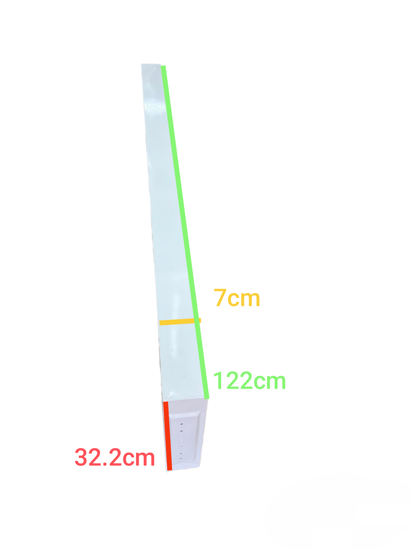 Firefly 48 inch T8 LED troffer light with slim design and white finish for ceiling installation