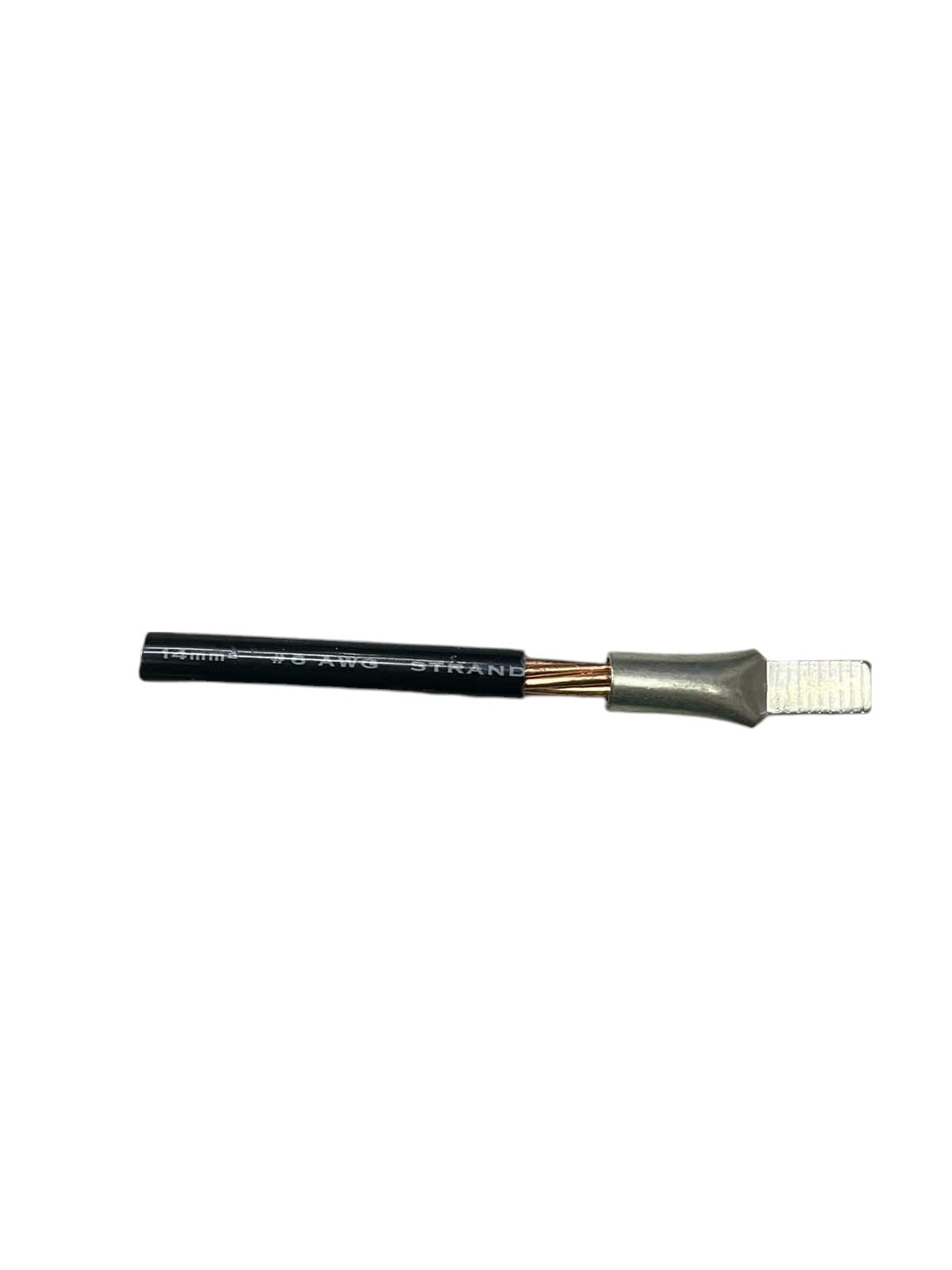 Lugs for Miniature Circuit Breaker C45-16 with copper wire and insulated black sleeve from China