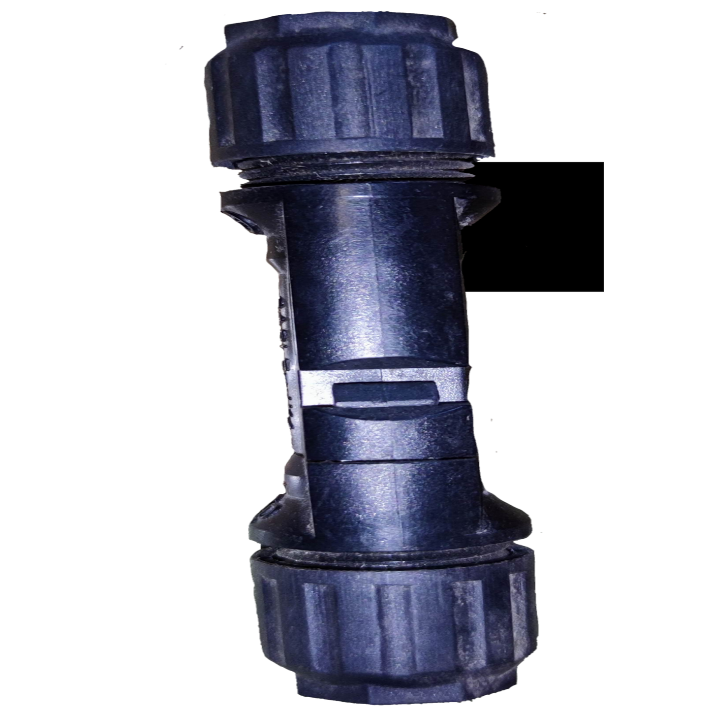 ZwitseRise MC4 Connector 1x1 IP67 electrical circuitry part with durable black plastic housing
