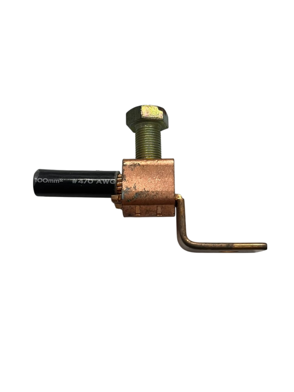 Local brand solderless terminal lugs 125mm - 175mm with attached wire and bolt for electrical connections