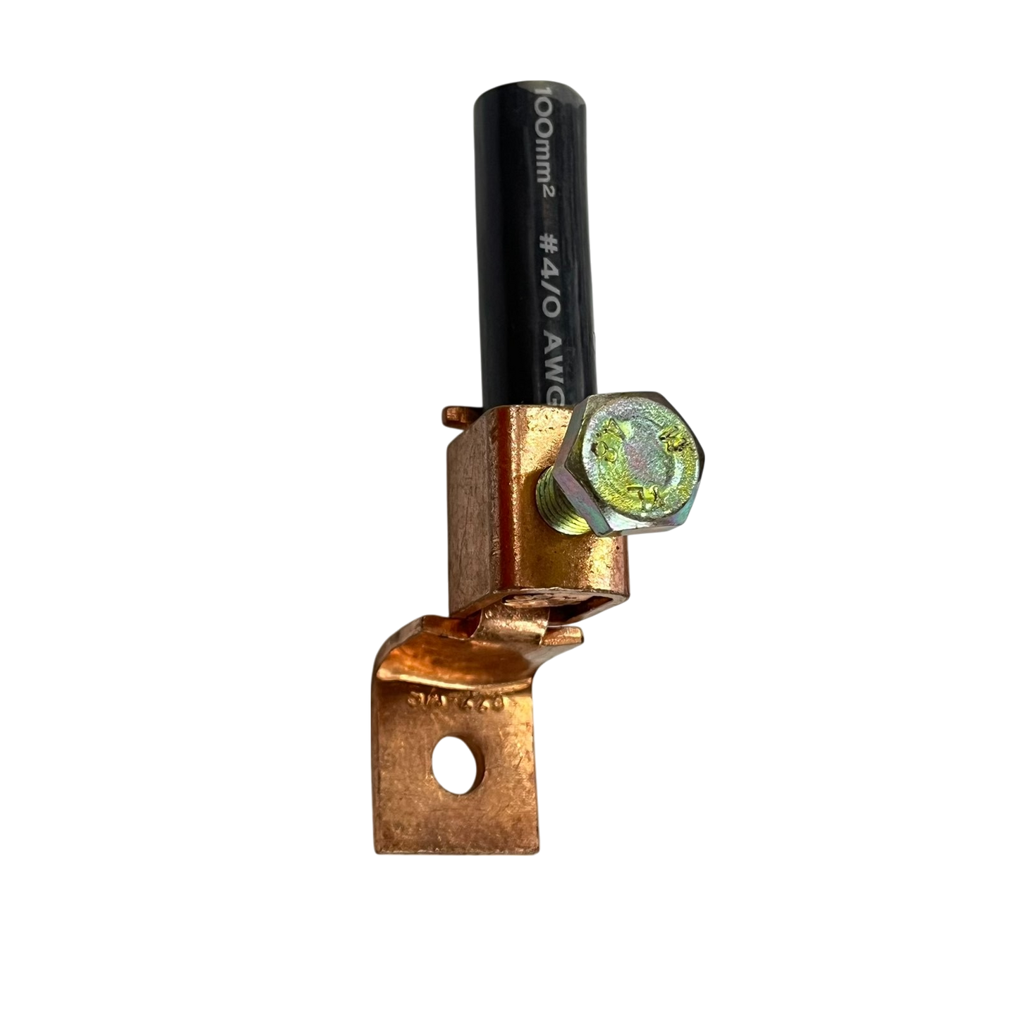 Local brand Solderless Terminal Lugs 80mm-100mm copper electrical connector with black wire and bolt