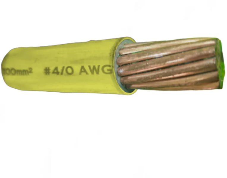 Duraflex THHN Wire 100mm Stranded 4/0 (Per Meter) Yellow