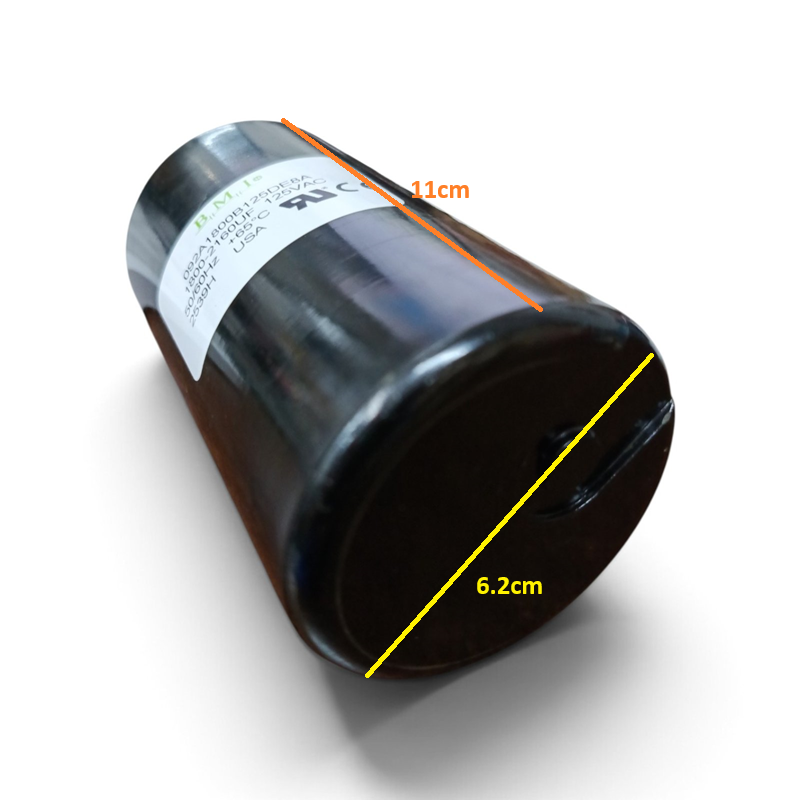 Motor Starting Capacitor 1800-2160UF 125V AC, BMI